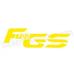 Sticker F700 GS bagagerie