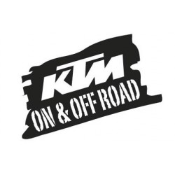 Sticker «Ktm on & off road"